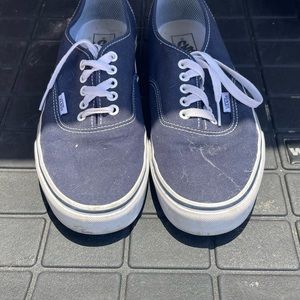 Mens vans size 10 navy blue